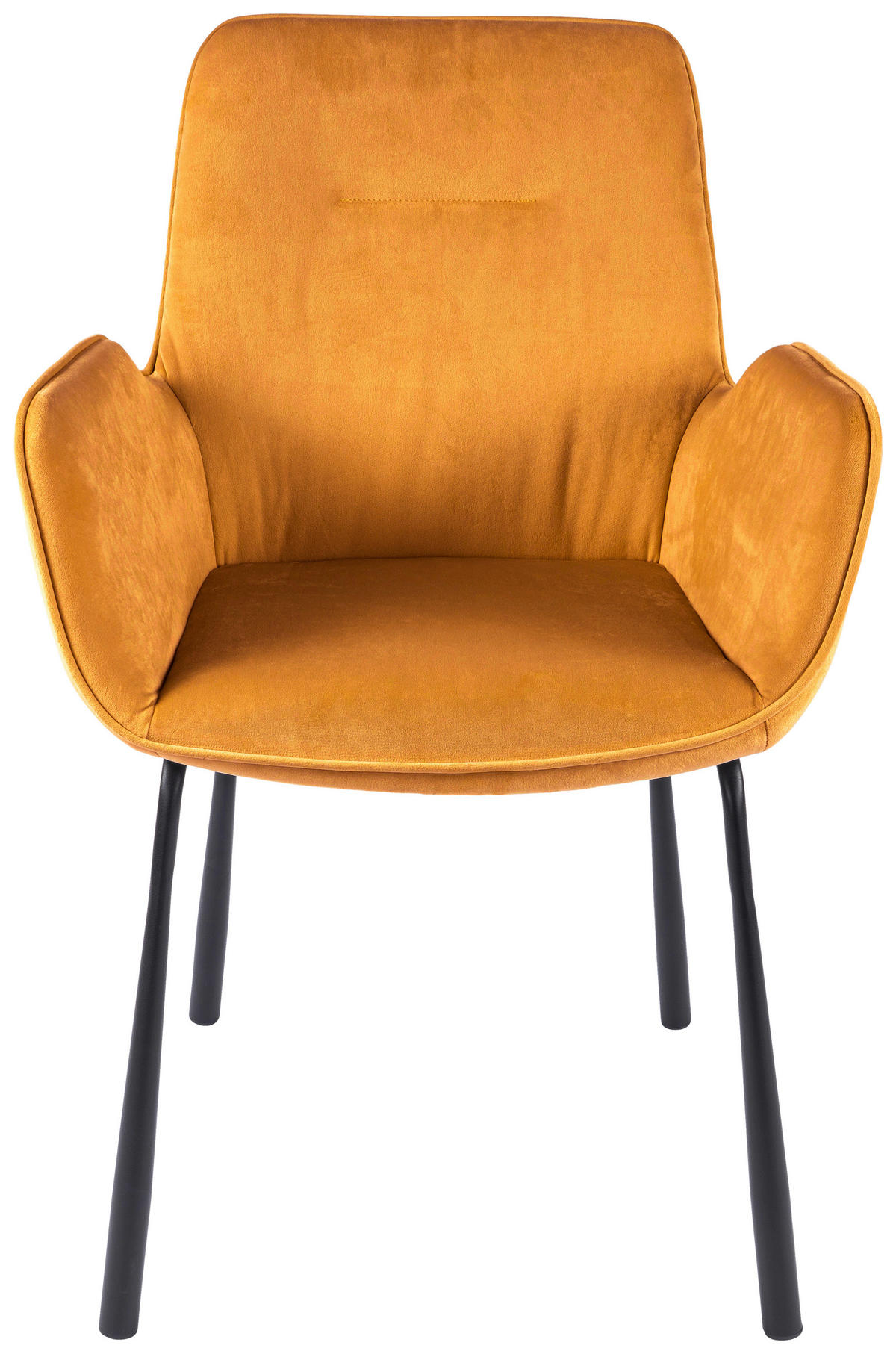 ŽIDLE S PODRUČKAMI, samet, pískové barvy - černá/pískové barvy, Moderní, kov/textil (57/87/58,5cm) - MID.YOU