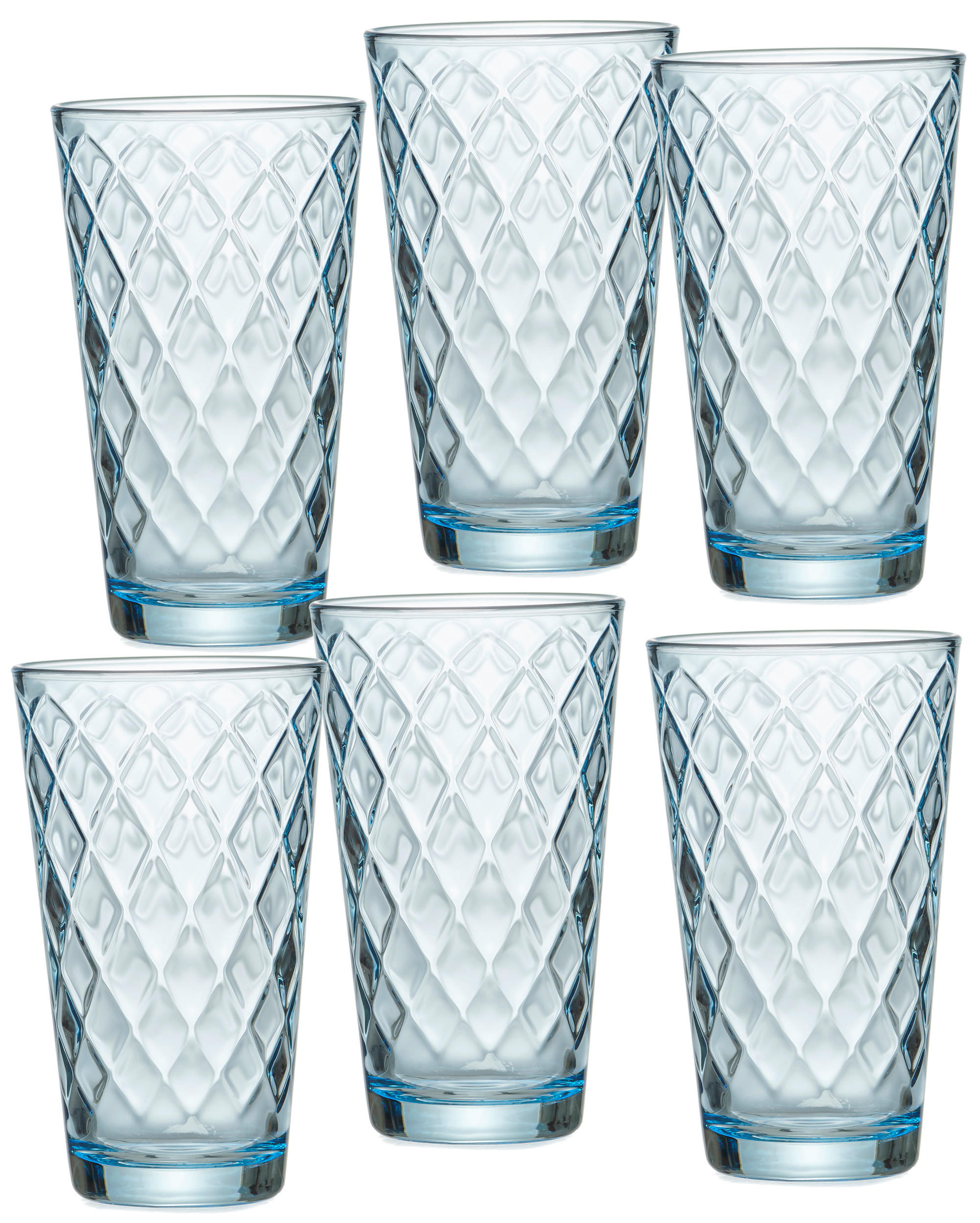 GLÄSERSET  6-teilig  - Hellblau, Basics, Glas (400ml) - Ritzenhoff Breker