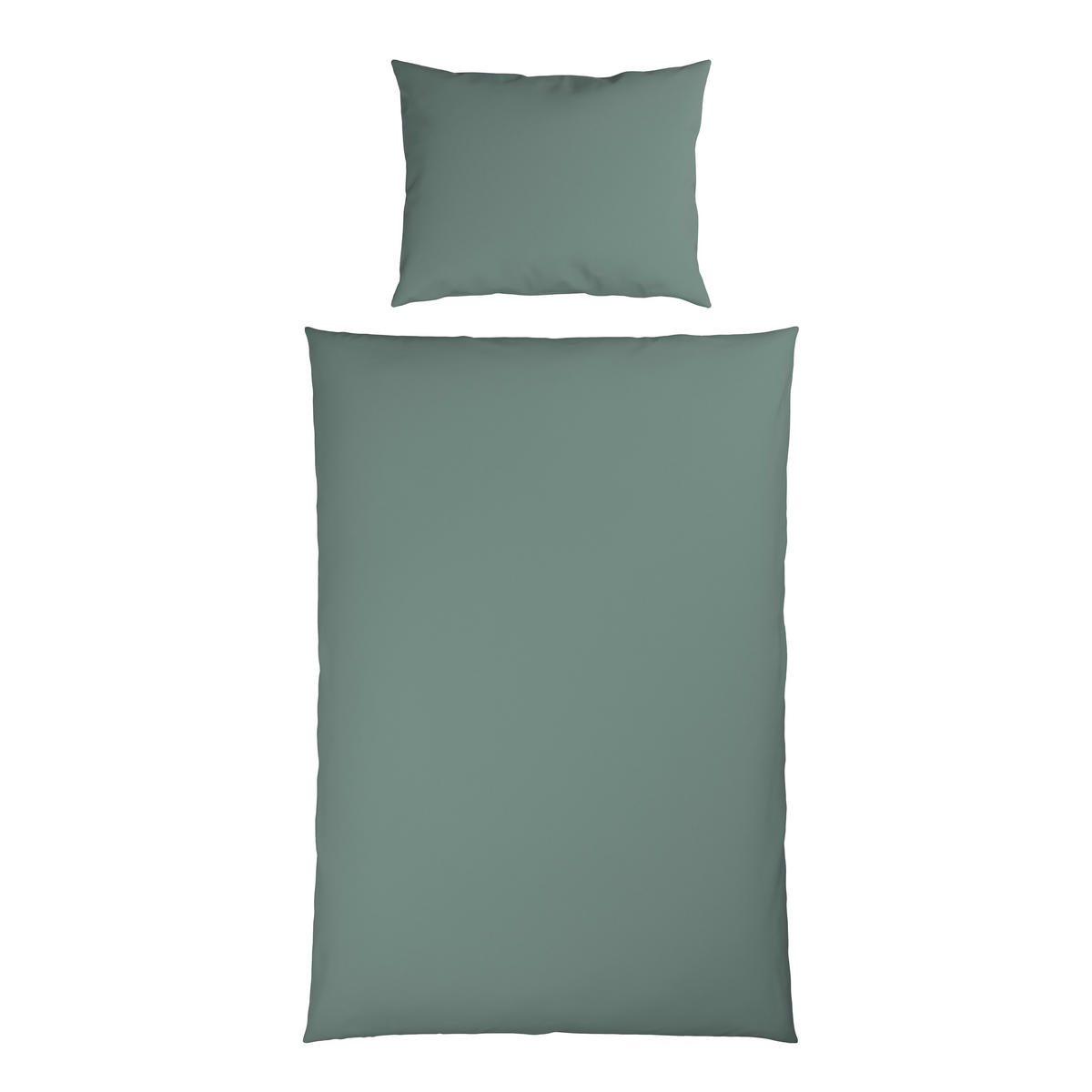 BETTWÄSCHE 2-teilig 140/200 cm  - Grün, KONVENTIONELL, Textil (140/200cm) - Esposa