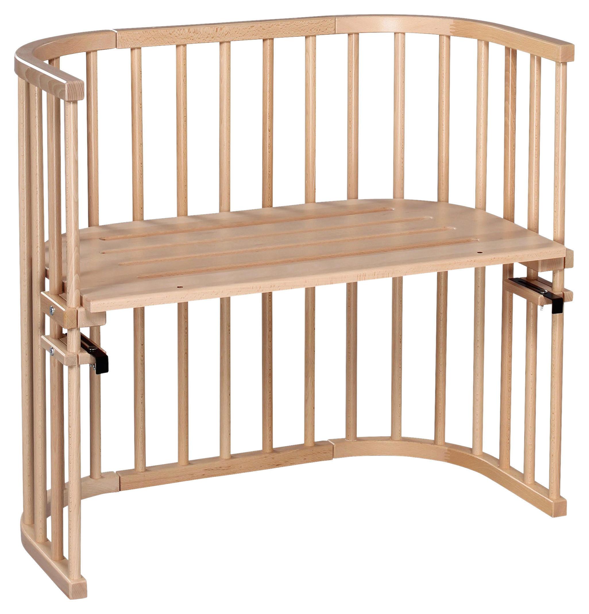BEISTELLBETT Babybay Original  87/46/79 cm  - Buchefarben/Naturfarben, Basics, Holz (87/46/79cm) - Babybay