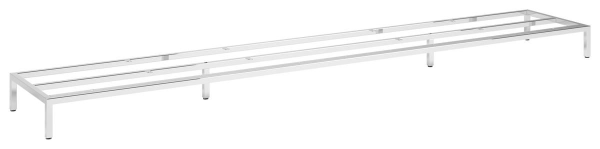 FUßGESTELL - Chromfarben, Basics, Metall (224,6/13/39,5cm)