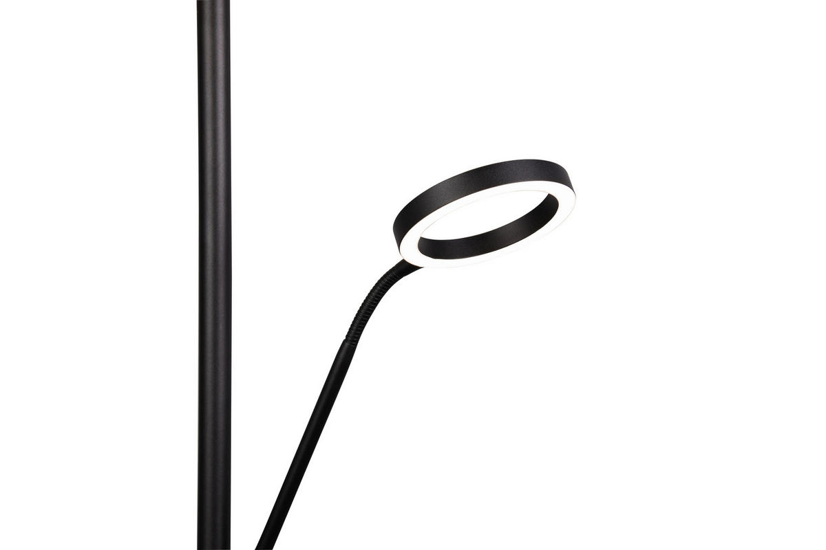 LED-STEHLEUCHTE - Schwarz, Design, Metall (40/180cm) - Trio Leuchten