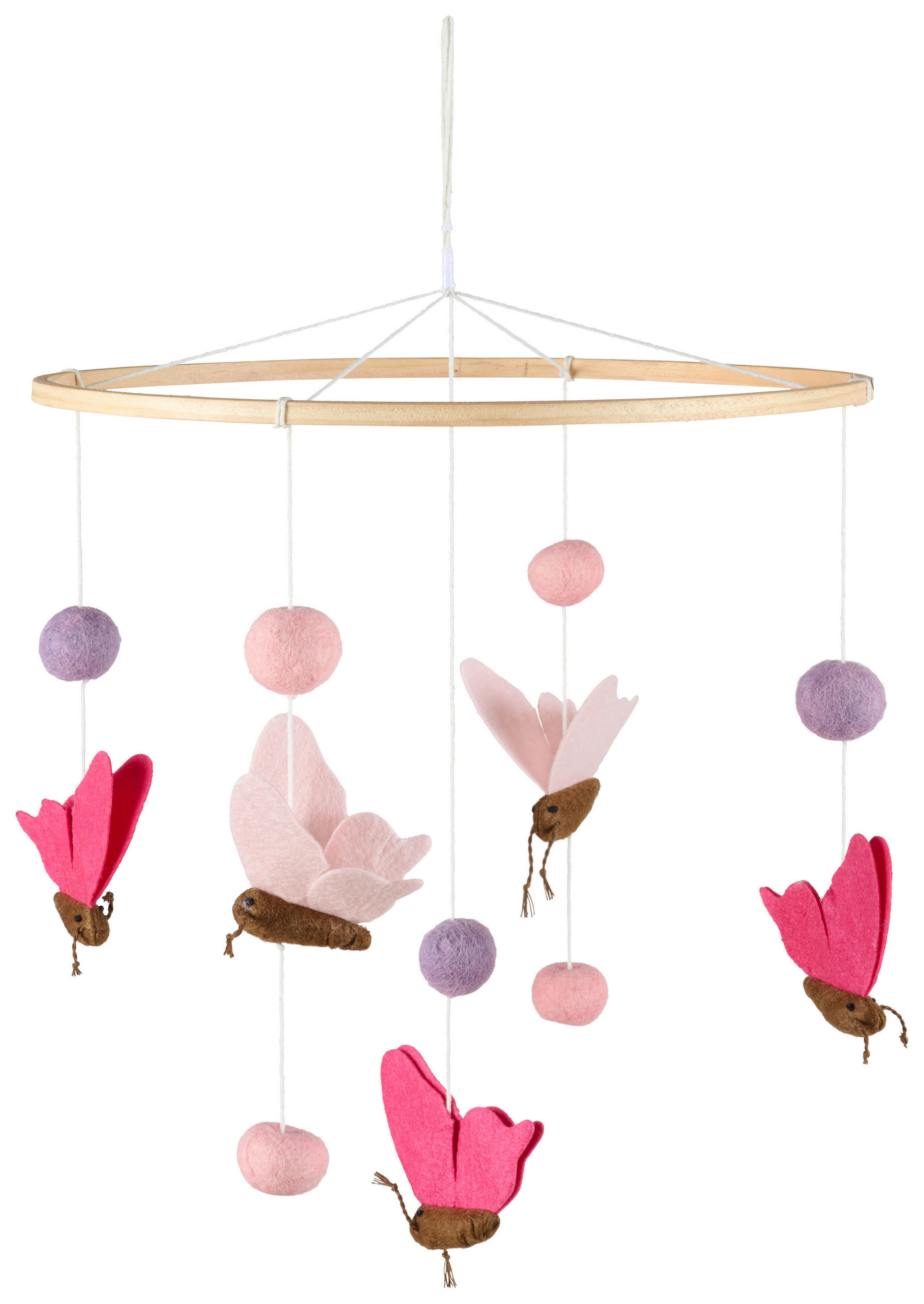 VRTEŠKA ZA KREVETAC - pink, Osnovno, tekstil (33/45cm) - Patinio