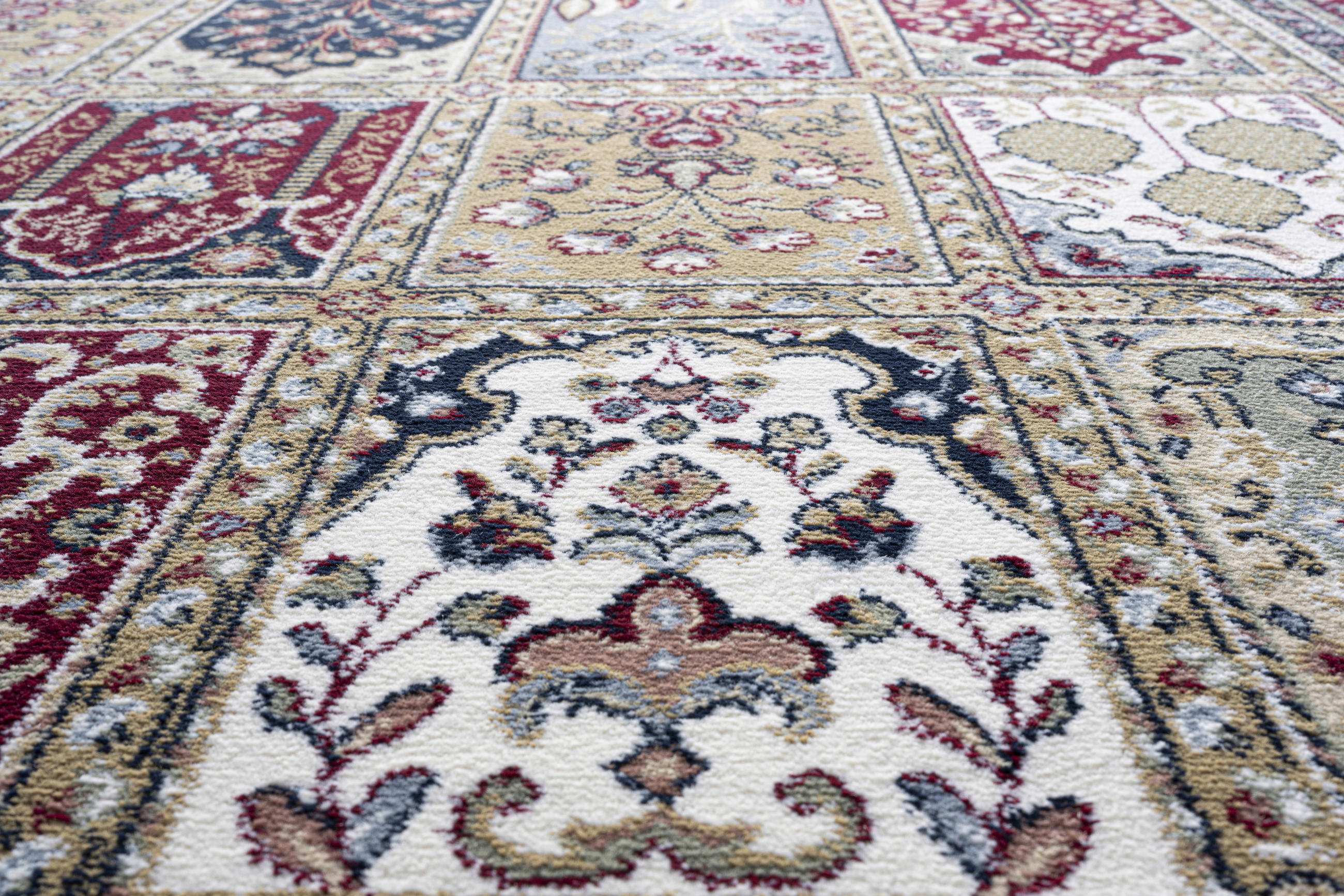 Thumbnail - Novel Webteppich Ferrara, Rot, Textil, Ornament, rechteckig, 160x230 cm, Textiles Vertrauen - Oeko-Tex®, für Fußbodenhei...