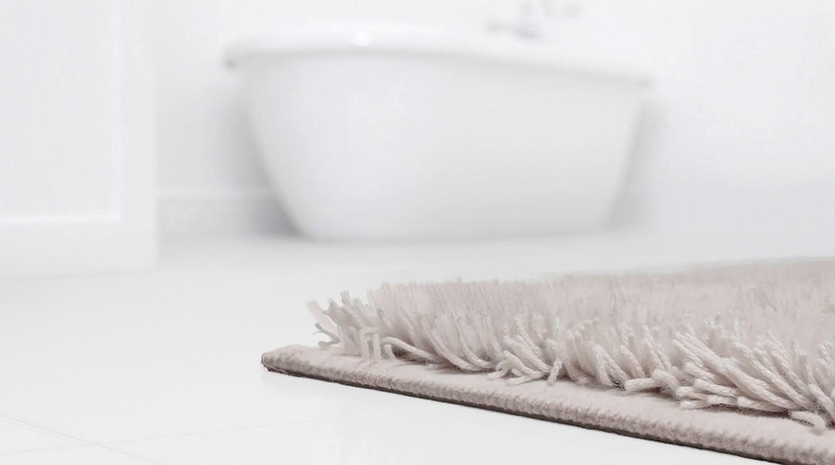 BADEMATTE Beige 60/100 cm  - Beige, Design, Kunststoff/Textil (60/100cm) - Grund