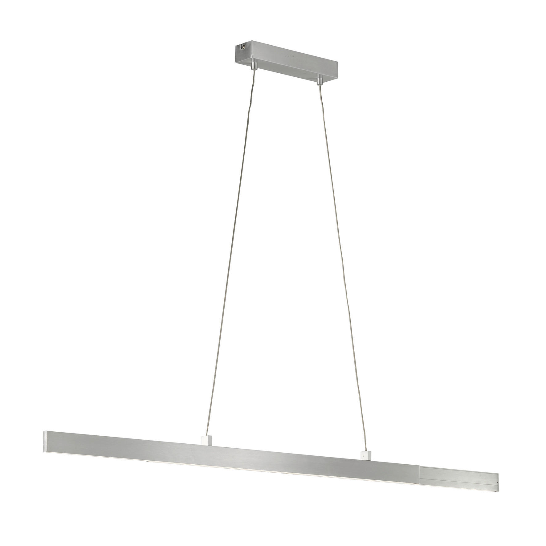 LED-HÄNGELEUCHTE Stripe  - Alufarben, Basics, Metall (6/110-140cm) - Schöner Wohnen