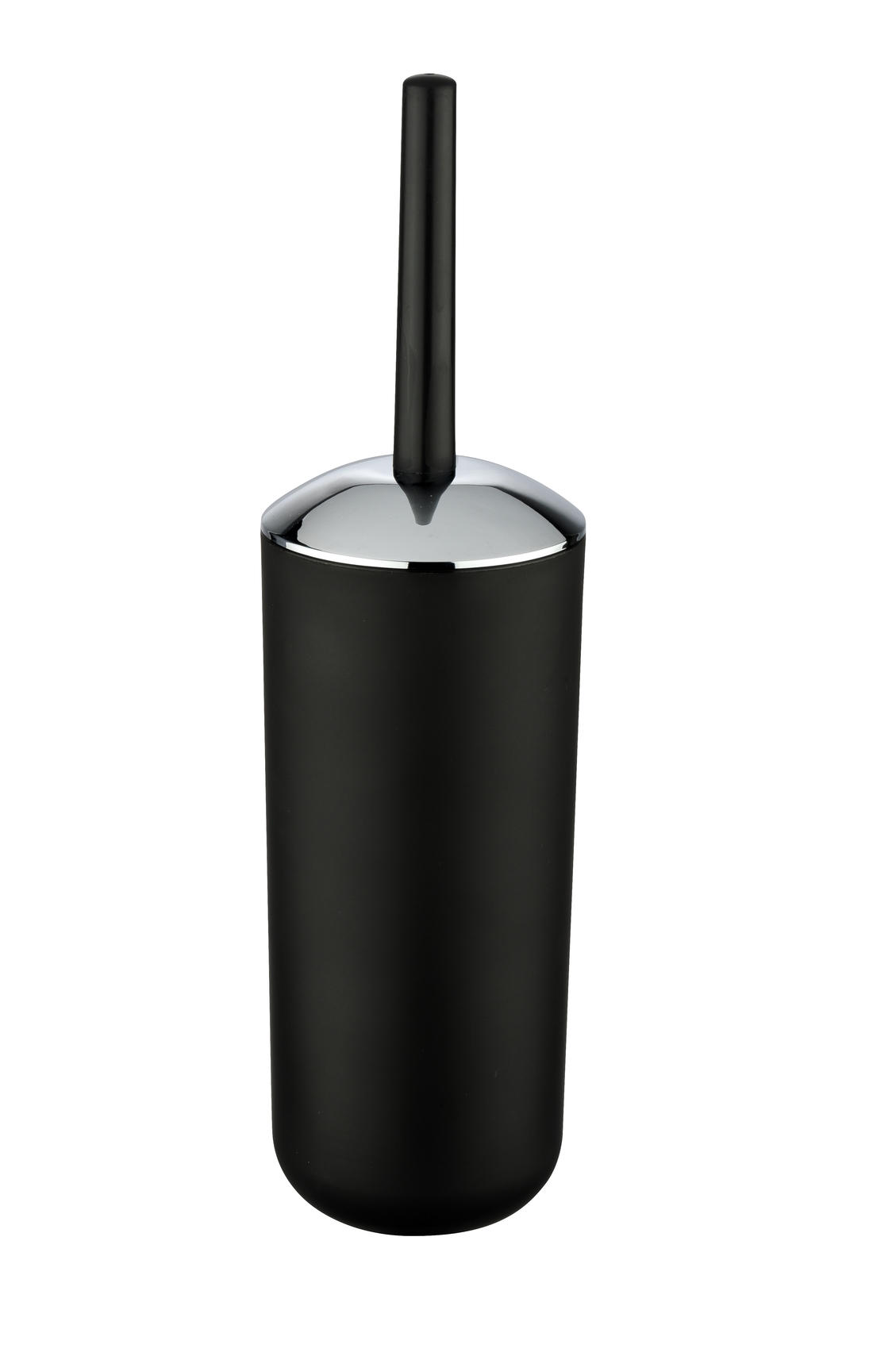 WC SADA - ŠTĚTKA A DRŽÁK - černá, Basics, plast (10/15cm)