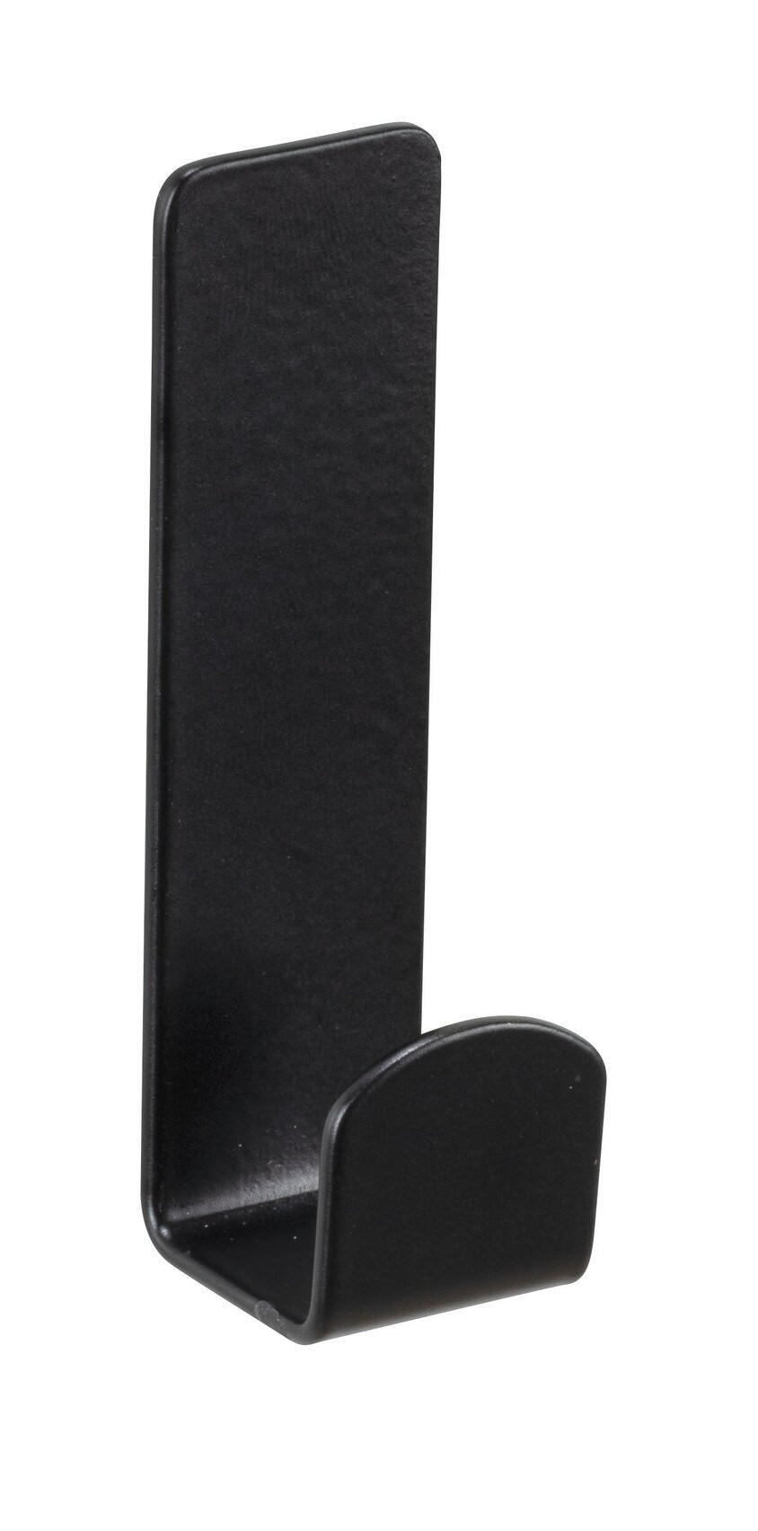 WANDHAKEN  in Schwarz  - Schwarz, MODERN, Metall (2/7/2cm) - Wenko