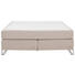 BOXSPRINGBETT 180/210 cm in Beige - Beige/Alufarben, KONVENTIONELL, Textil/Metall (180/210cm) - Jensen BOXSPRINGBETT 180/210 cm in Beige - Beige/Alufarben, KONVENTIONELL, Textil/Metall (180/210cm) - Jensen
