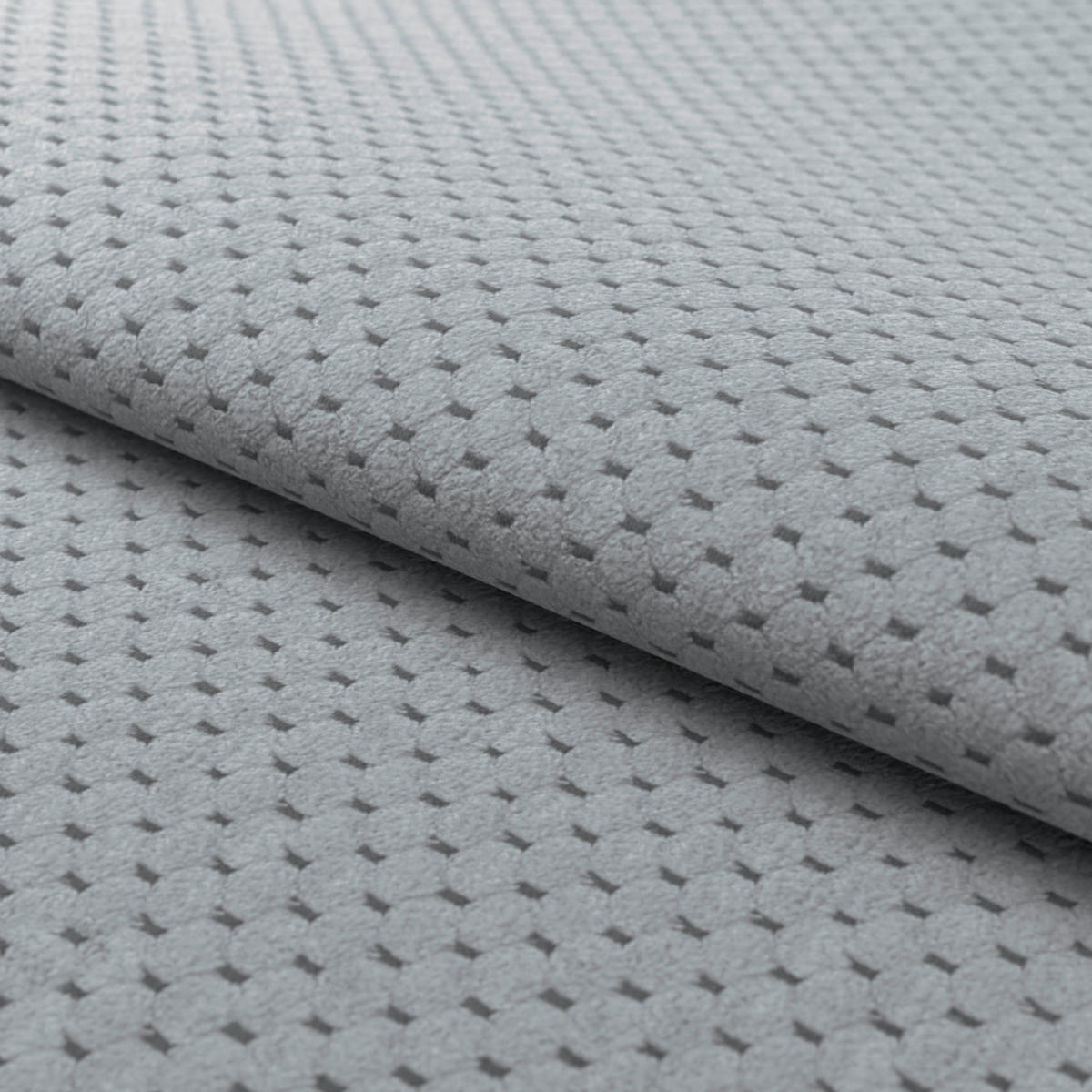 ECKSOFA Grau Chenille  - Chromfarben/Grau, KONVENTIONELL, Textil/Metall (234/312cm) - Livetastic