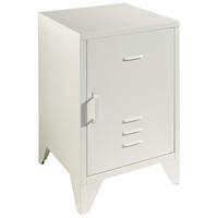 NACHTKÄSTCHEN 40/60/40 cm  in Weiß  - Weiß, MODERN, Metall (40/60/40cm) - Vipack