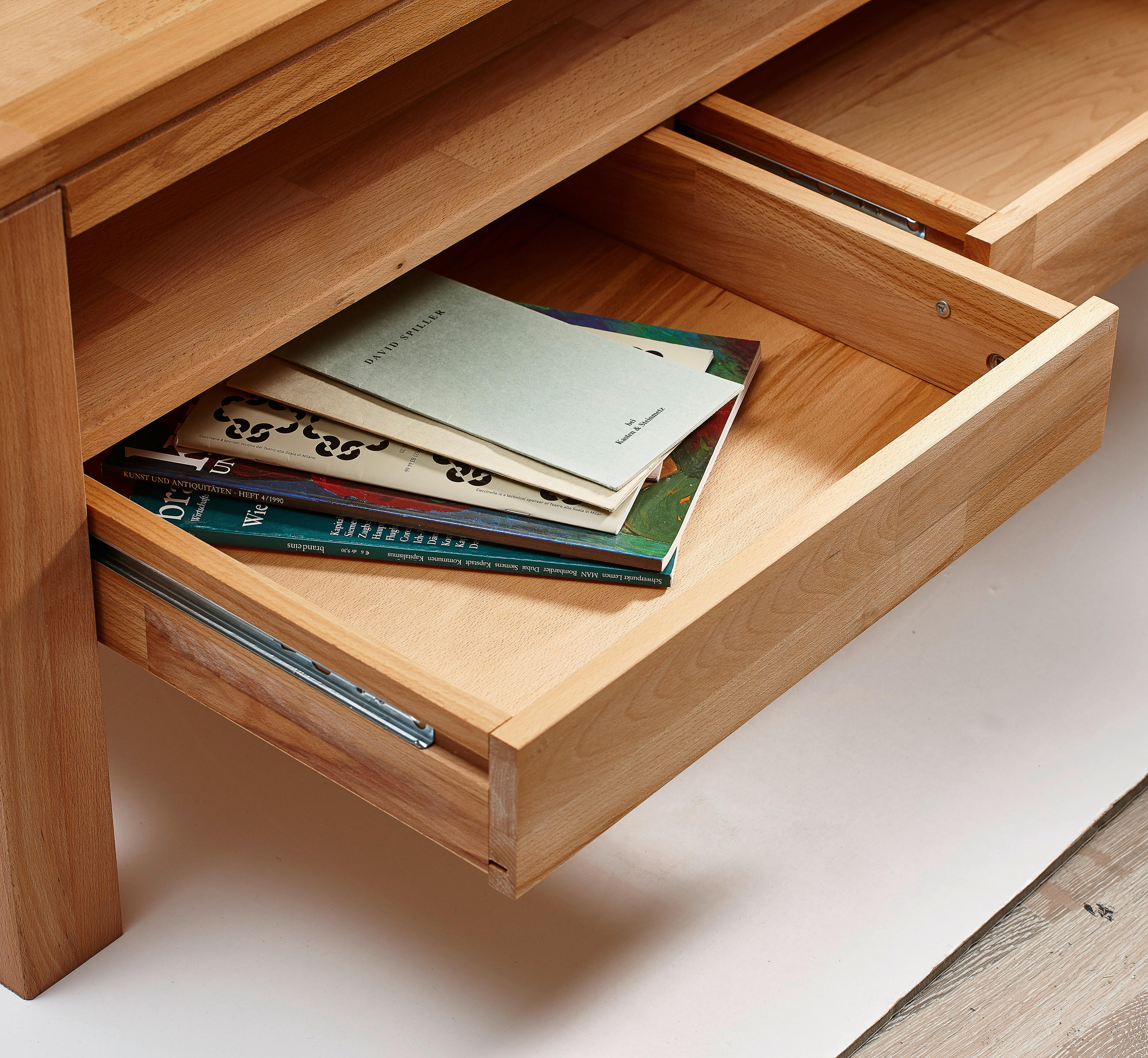 KONFERENČNÍ STOLEK, barvy buku, dřevo, 110/70/47,5 cm - barvy buku, Konvenční, dřevo (110/70/47,5cm) - Linea Natura
