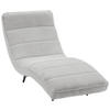 RELAXLIEGE in Webstoff Silberfarben  - Silberfarben/Schwarz, Design, Textil/Metall (78/83/168cm) - Welnova