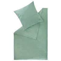 BETTWÄSCHE E-Herringbone Flanell 200/200 cm  - Dunkelgrün/Grün, Design, Textil (200/200cm) - Esprit