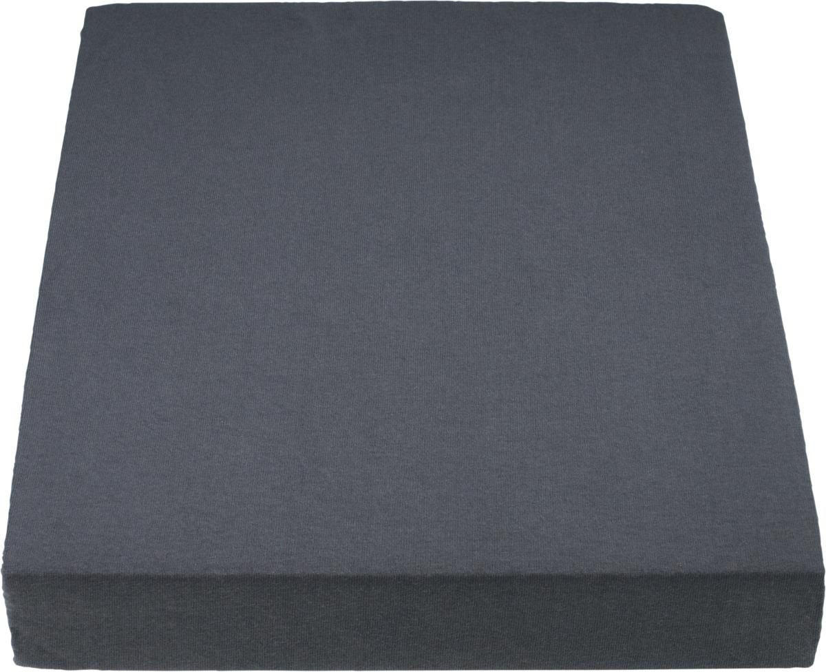 SPANNLEINTUCH 180/200 cm Jersey  - Dunkelgrau/Titanfarben, Basics, Textil (180/200cm) - Novel
