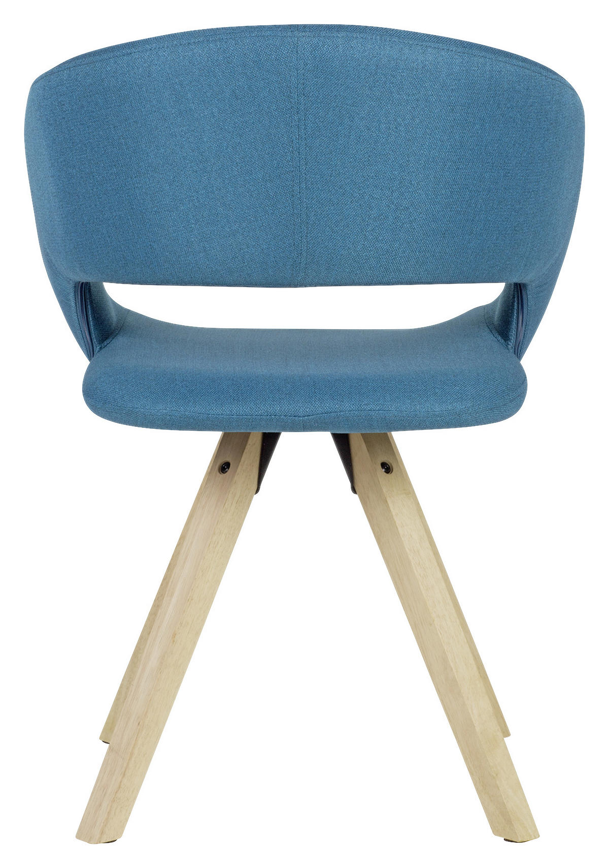 NASLANJAČ, tekstil barve hrasta, svetlo modra  - svetlo modra/barve hrasta, Moderno, tekstil/les (56/80/50cm) - MID.YOU