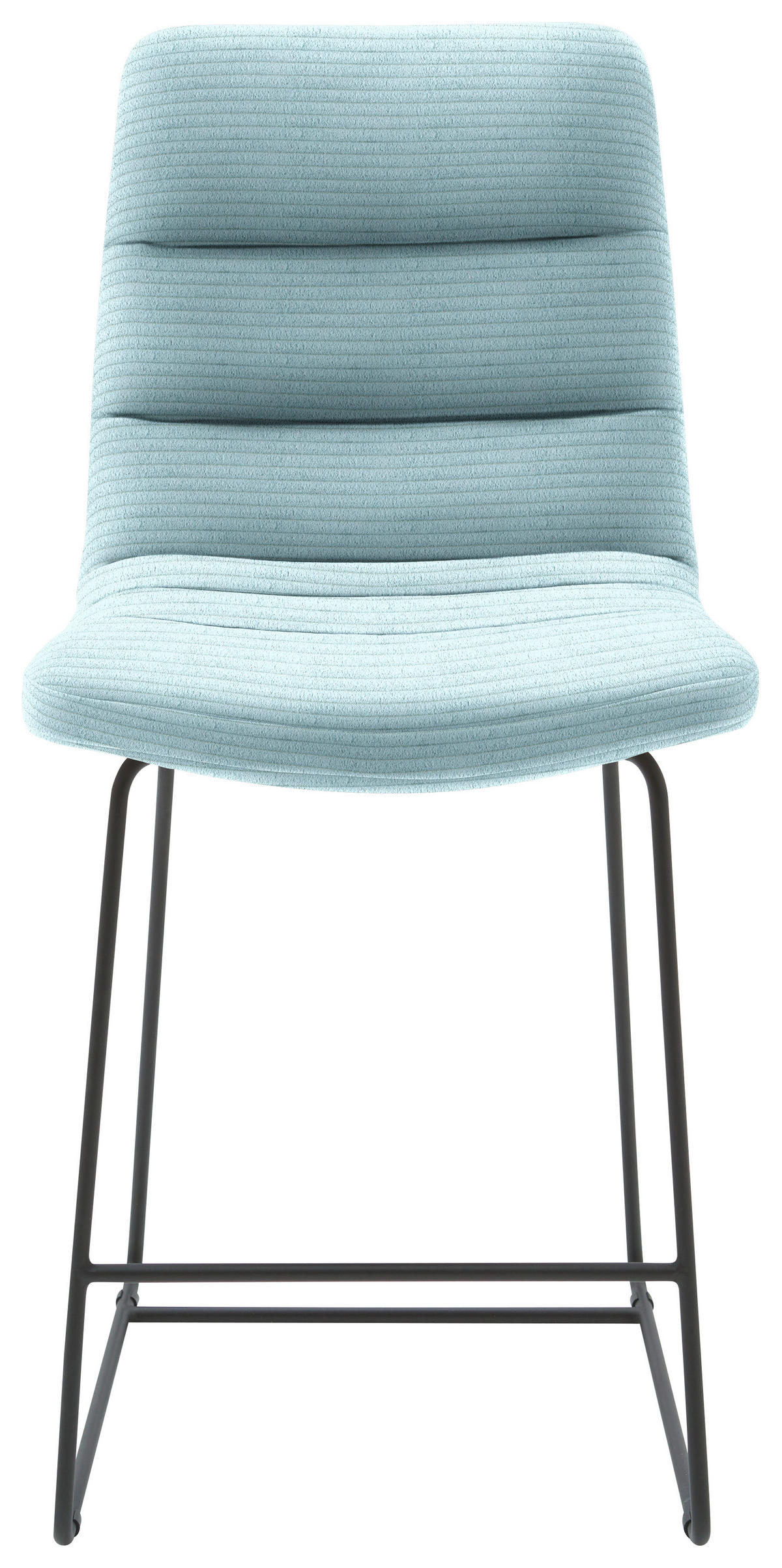 TRESENSTUHL - Schwarz/Hellblau, Design, Textil/Metall (52/106/66cm) - Dieter Knoll