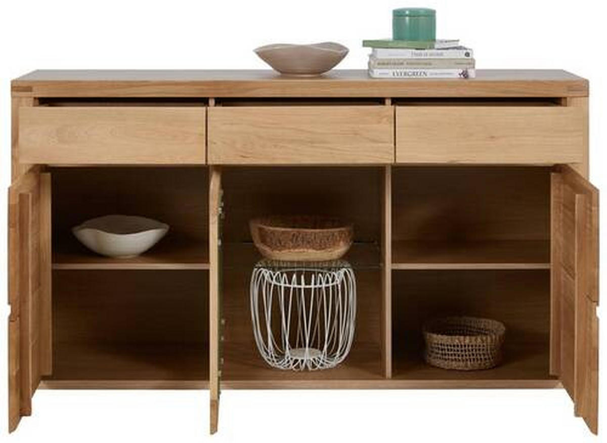 SIDEBOARD Kernbuche  170,4/91,6/44,1 cm  - Kernbuche, Konventionell, Glas/Holz (170,4/91,6/44,1cm) - Voleo