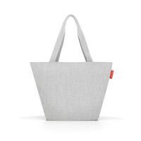 KABELKA SHOPPER sivá, ružová, ružové zlato - sivá/ružová, Basics, textil/plast (51/30,5/26cm) - Reisenthel