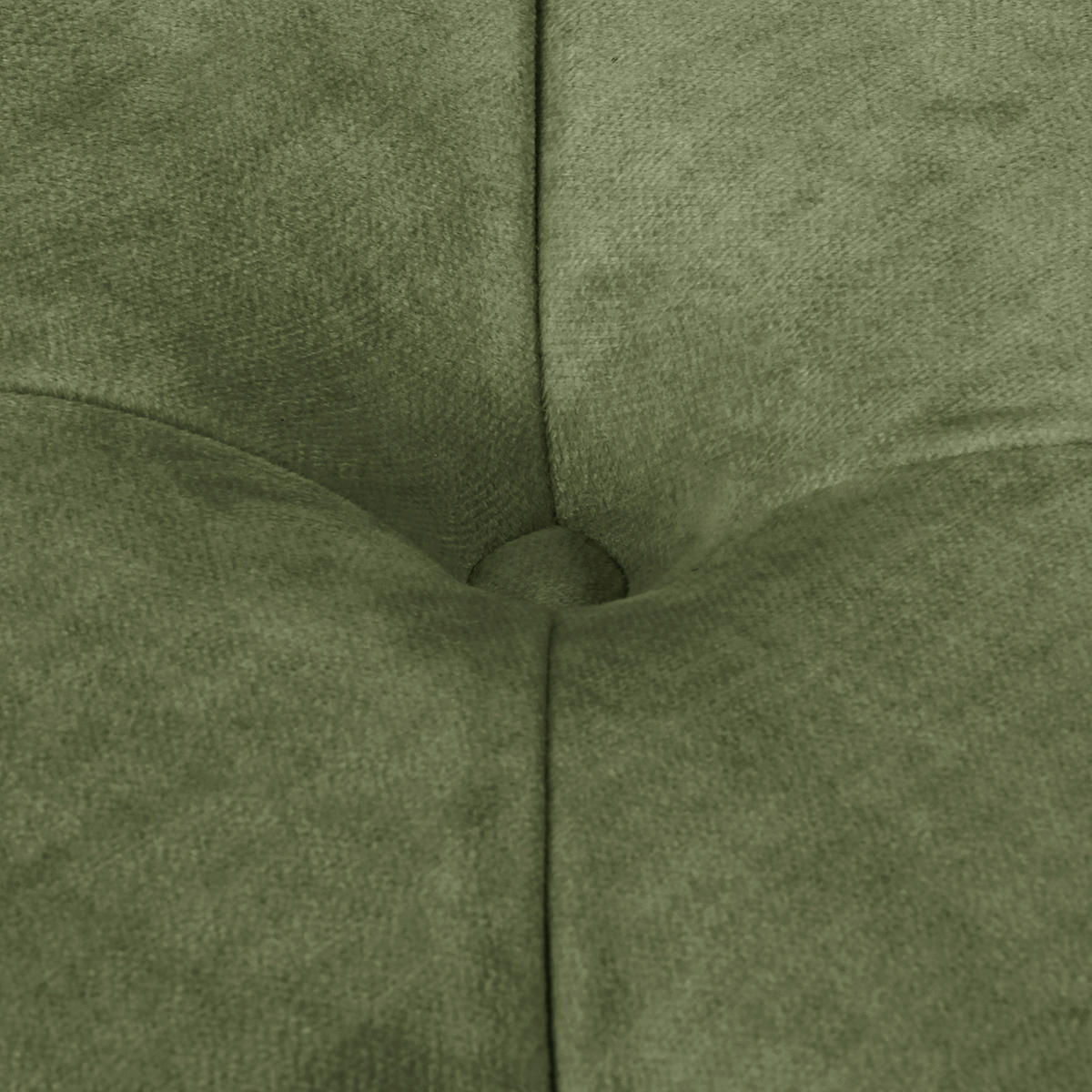 HOCKER in Textil Dunkelgrün  - Dunkelgrün/Braun, Design, Holz/Textil (96/35/62cm) - P & B