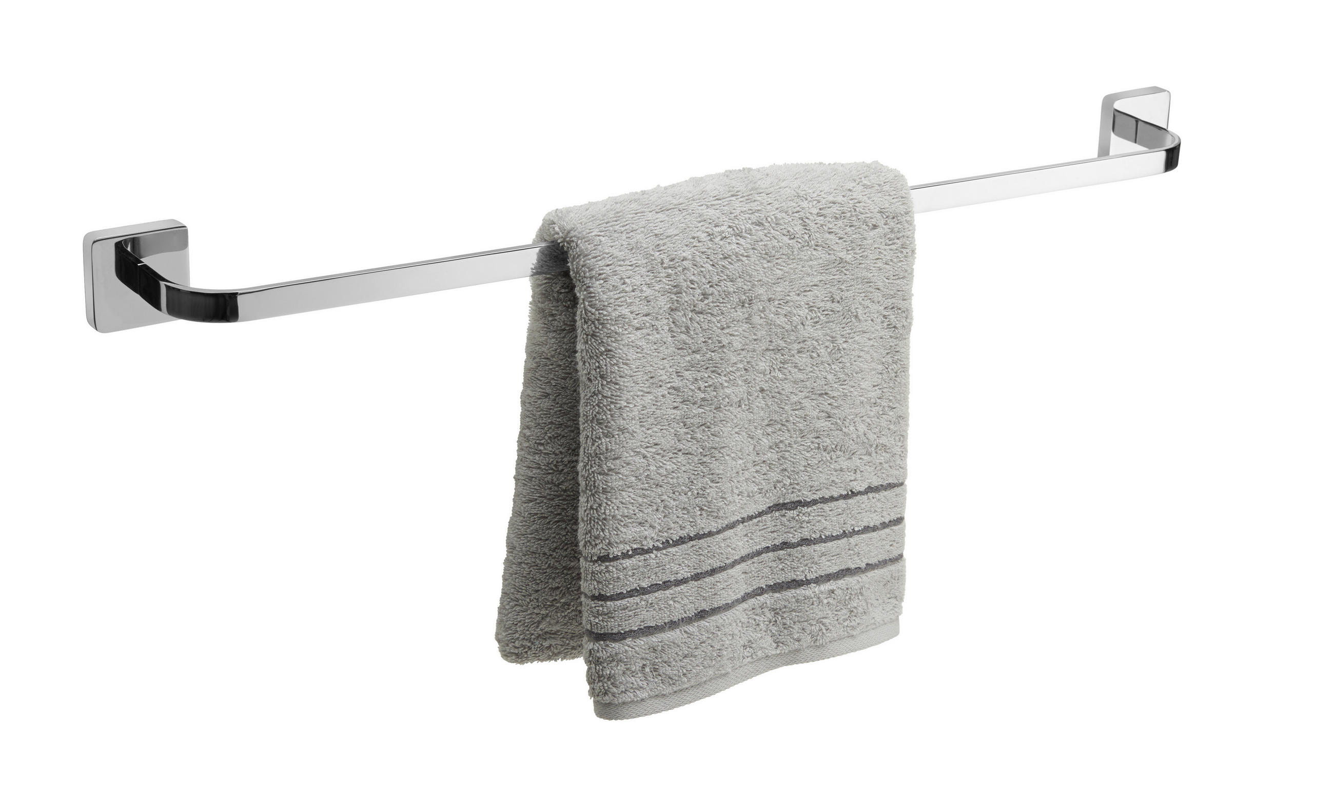 HANDTUCHSTANGE 64,5/4,5/6,1 cm  - Chromfarben, Basics, Metall (64,5/4,5/6,1cm)