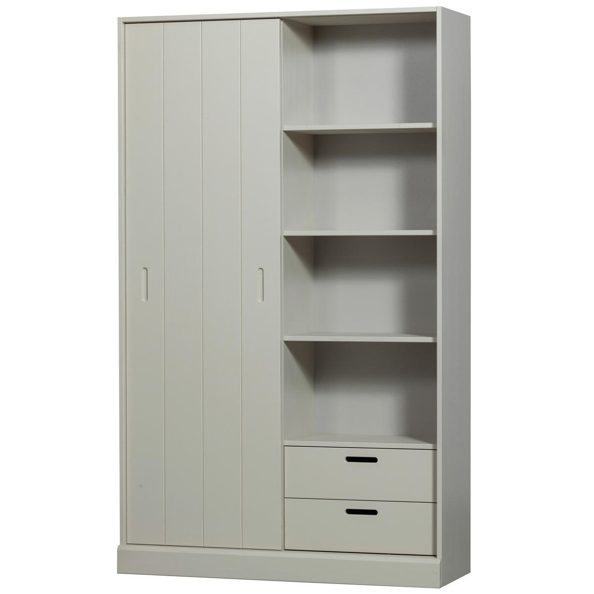 SCHIEBETÜRENSCHRANK 120/200/42 cm 1-türig  - Grau, Design, Holz (120/200/42cm) - Livetastic