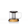 TEEKANNE 1,8 l  - Klar/Silberfarben, KONVENTIONELL, Glas/Metall (1,8l) - Novel