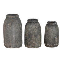 VASE  - Grau, Design, Keramik