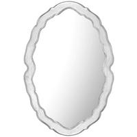 NÁSTENNÉ ZRKADLO 60/90/1,7 cm  - strieborná, Trend, drevo/sklo (60/90/1,7cm) - Ambia Home