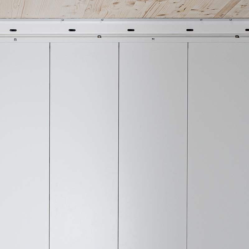 INNENVERKLEIDUNG - Weiß/Grau, Design, Metall (27,9/203,5/2cm) - Biohort