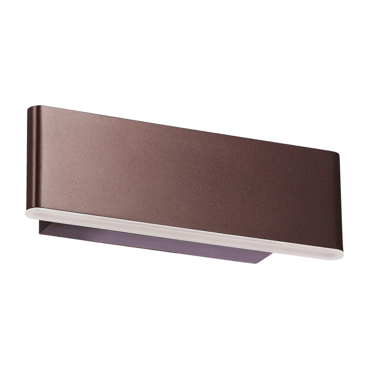 WANDLEUCHTE 21/7/6 cm   - Braun, Design, Kunststoff/Metall (21/7/6cm)