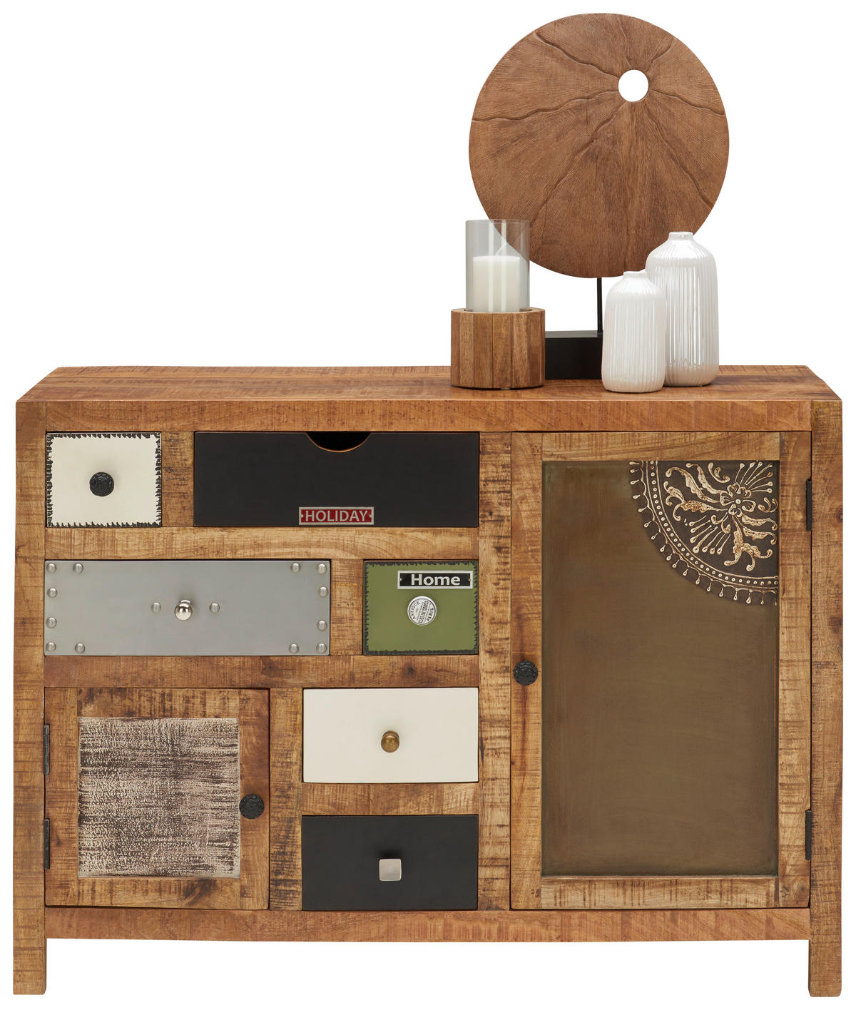 KOMMODE 110/80/40 cm Multicolor  - Multicolor, Lifestyle, Holz/Metall (110/80/40cm) - Landscape