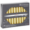 CHRISTBAUMKERZE  - Goldfarben, KONVENTIONELL (10cm)