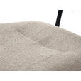 STUHL Bouclé Creme  - Creme/Schwarz, Design, Textil/Metall (50/98/50cm) - Carryhome