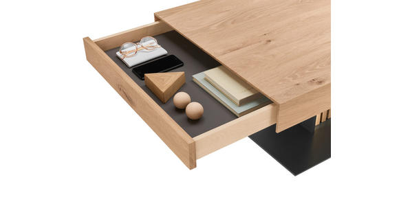 COUCHTISCH in Holz 120/70/45 cm - Eichefarben/Anthrazit, Design, Holz (120/70/45cm) - Valnatura