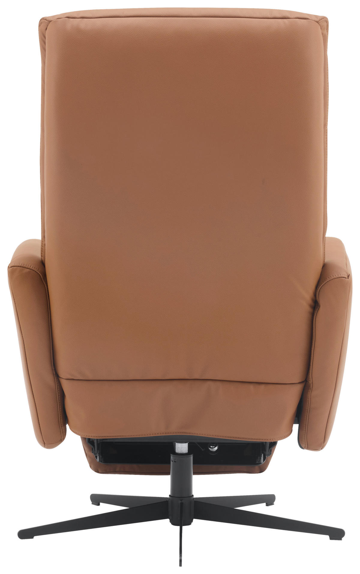 RELAXSESSEL in Textil, Leder Braun  - Schwarz/Braun, Design, Leder/Textil (76/112/80cm) - Livetastic