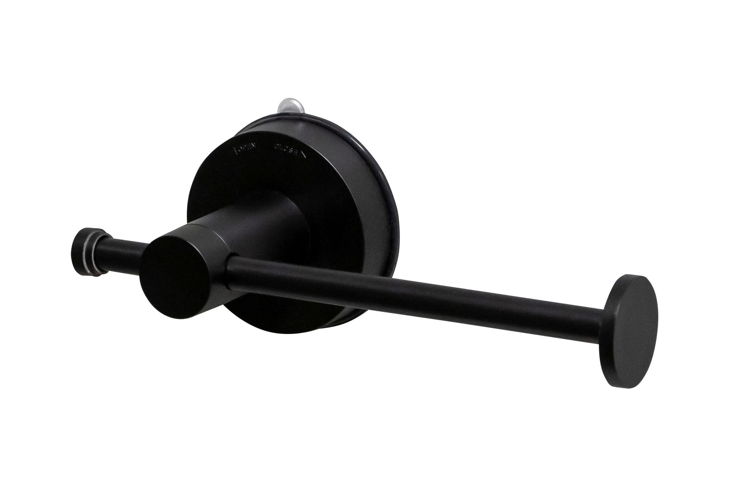 TOILETTENPAPIERHALTER  in Metall, Kunststoff  - Schwarz, Basics, Kunststoff/Metall (17,8/6,5/7,4cm) - Sadena