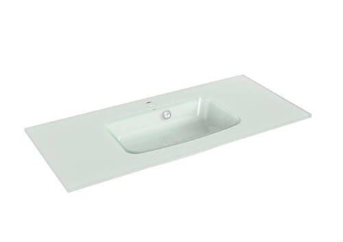 MOSDÓKAGYLÓ 99/1,5/44,5 cm  - fehér, Basics, Üveg (99/1,5/44,5cm) - Xora