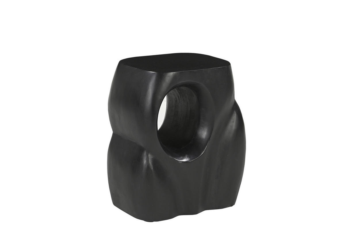 BEISTELLTISCH in Holz 36/26/41 cm  - Schwarz, Design, Holz (36/26/41cm) - MID.YOU