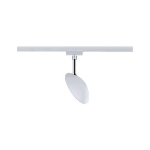 SCHIENENSYSTEM-HÄNGELEUCHTE 11,98/18,3/3,2 cm   - Chromfarben/Weiß, Basics, Kunststoff (11,98/18,3/3,2cm) - Paulmann