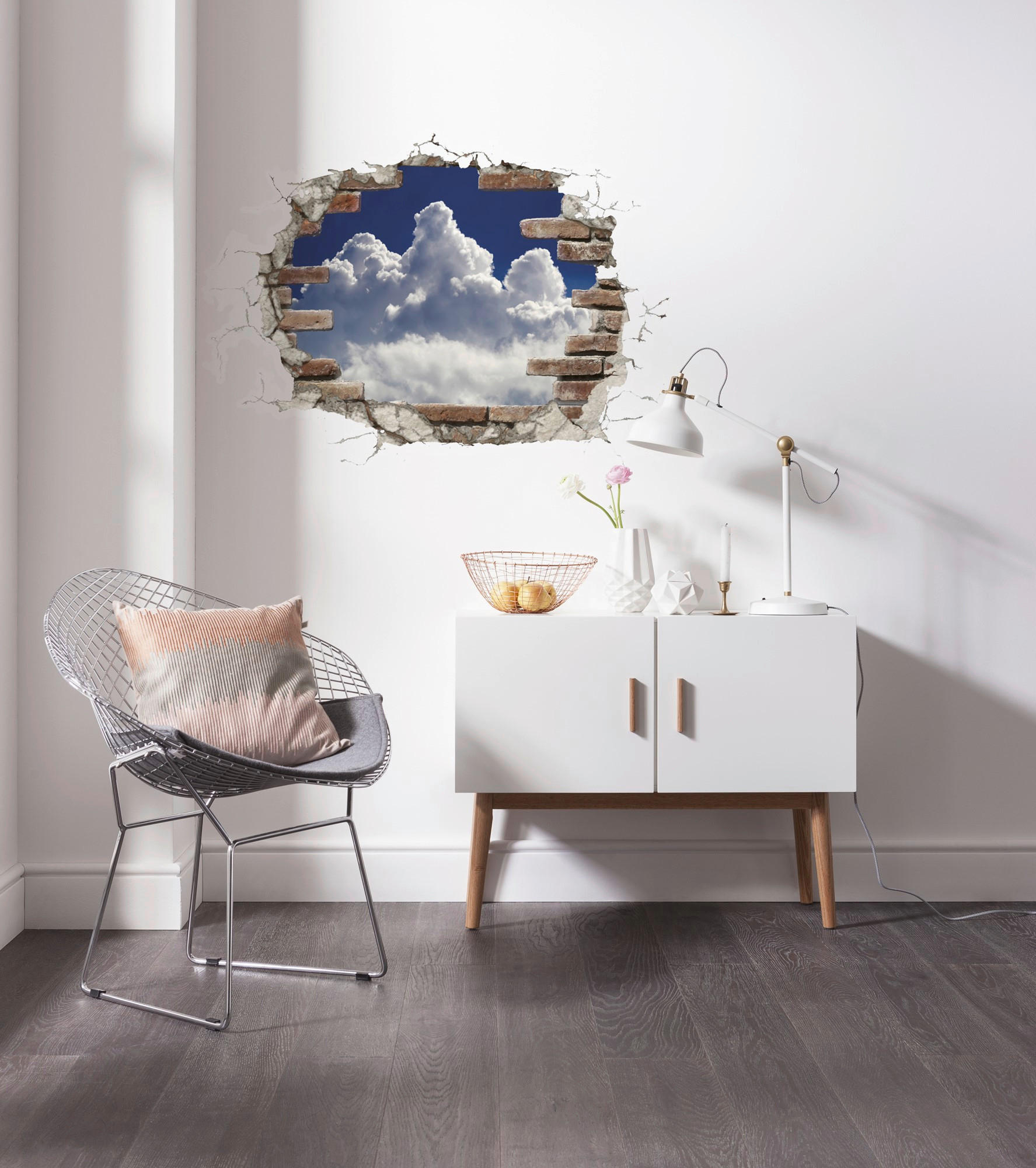 VÄGGDEKALER 100/70 cm     - multicolor, Basics, plast (100/70cm) - Komar