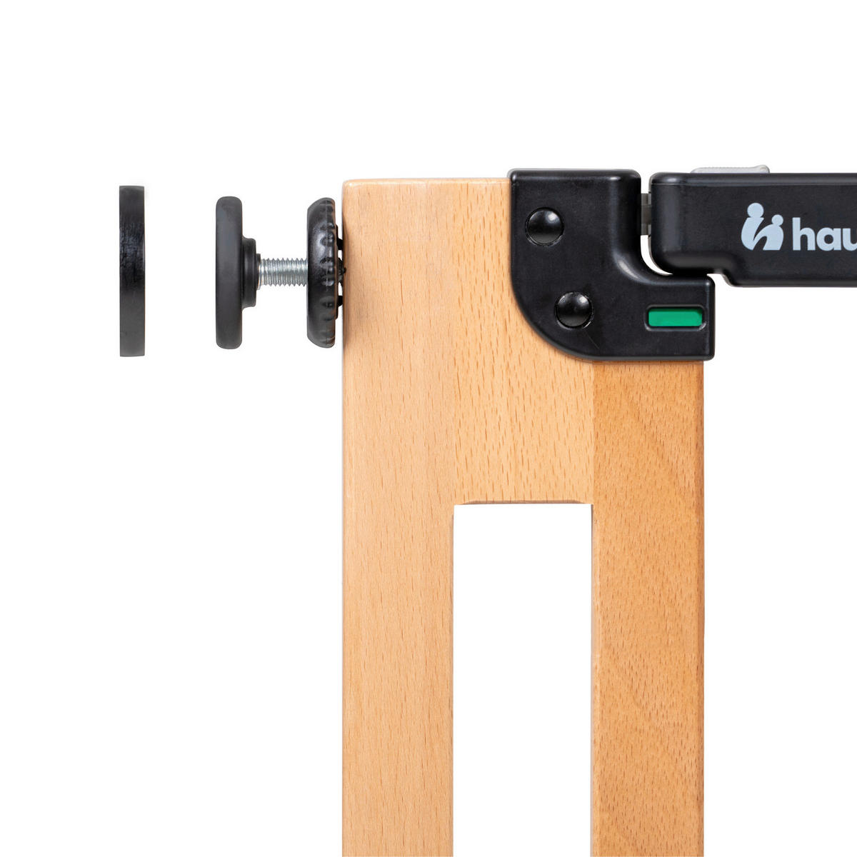 TÜRSCHUTZGITTER  - Buchefarben, Basics, Holz/Kunststoff (75-80/76/5cm) - Hauck