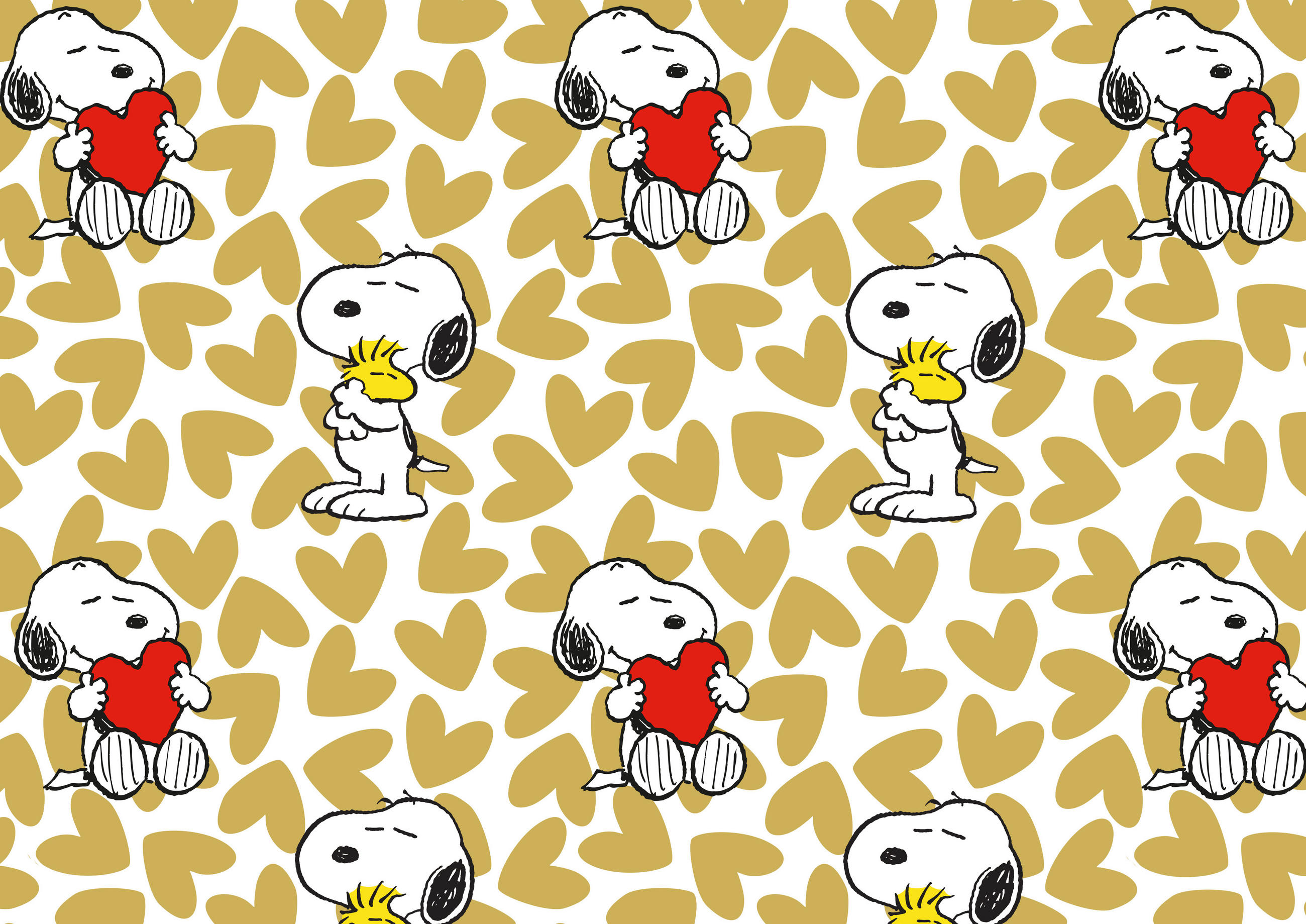 GESCHENKPAPIER  - Goldfarben, Trend, Papier (4/70/4cm)