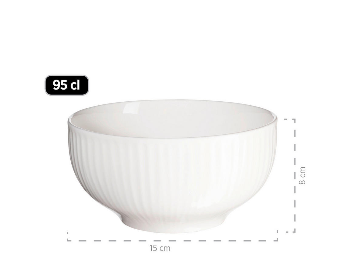 FRÜHSTÜCKSSERVICE Dalia 18-teilig  - Basics, Keramik - Mäser