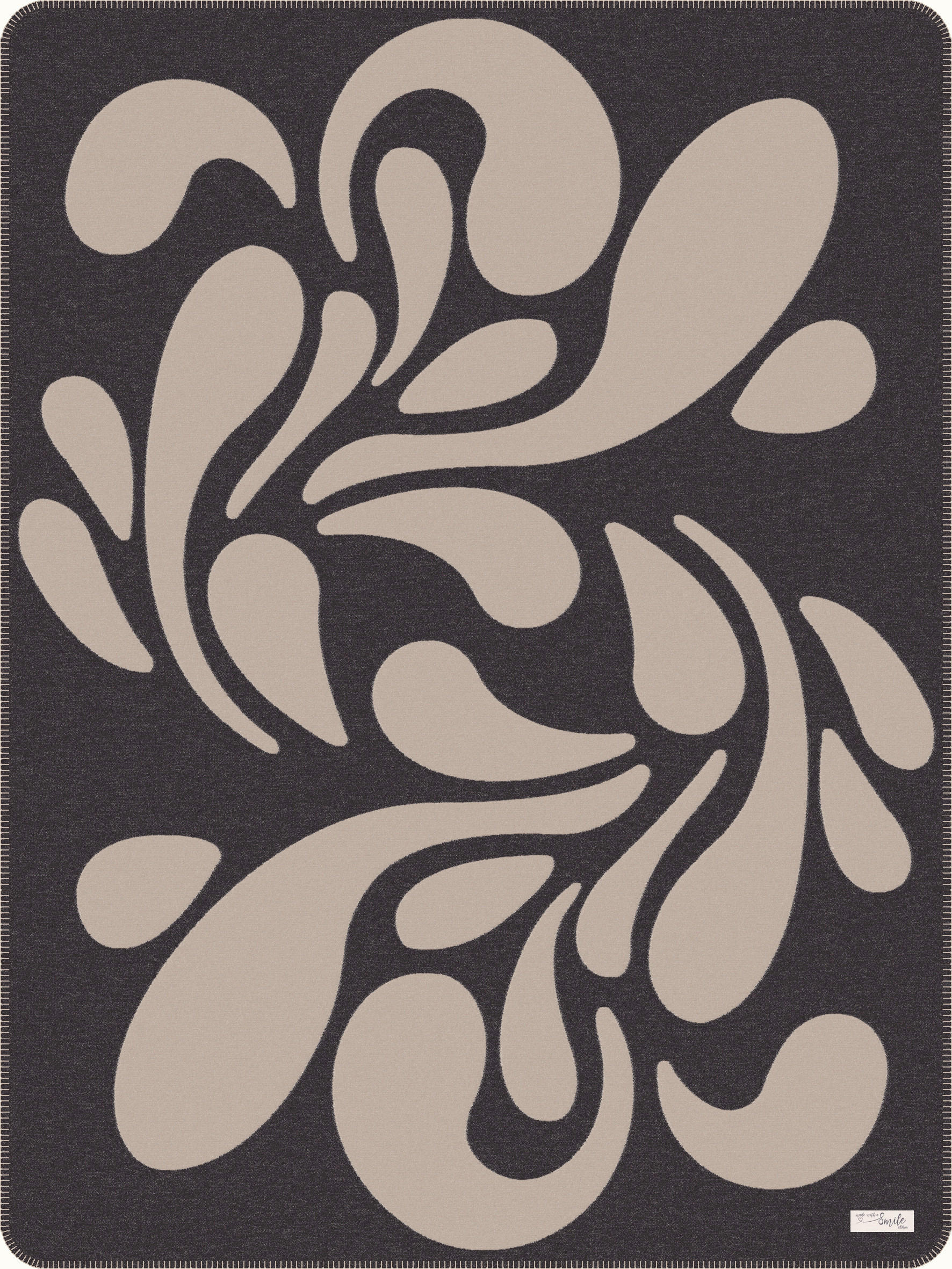 TAKARÓ 150/200 cm  - fekete/világosbarna, Lifestyle, textil (150/200cm) - S. Oliver