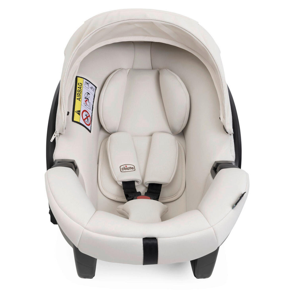 KINDERAUTOSITZ Amber Glow   - Creme/Schwarz, Basics, Textil (63/36/57/37cm) - Chicco