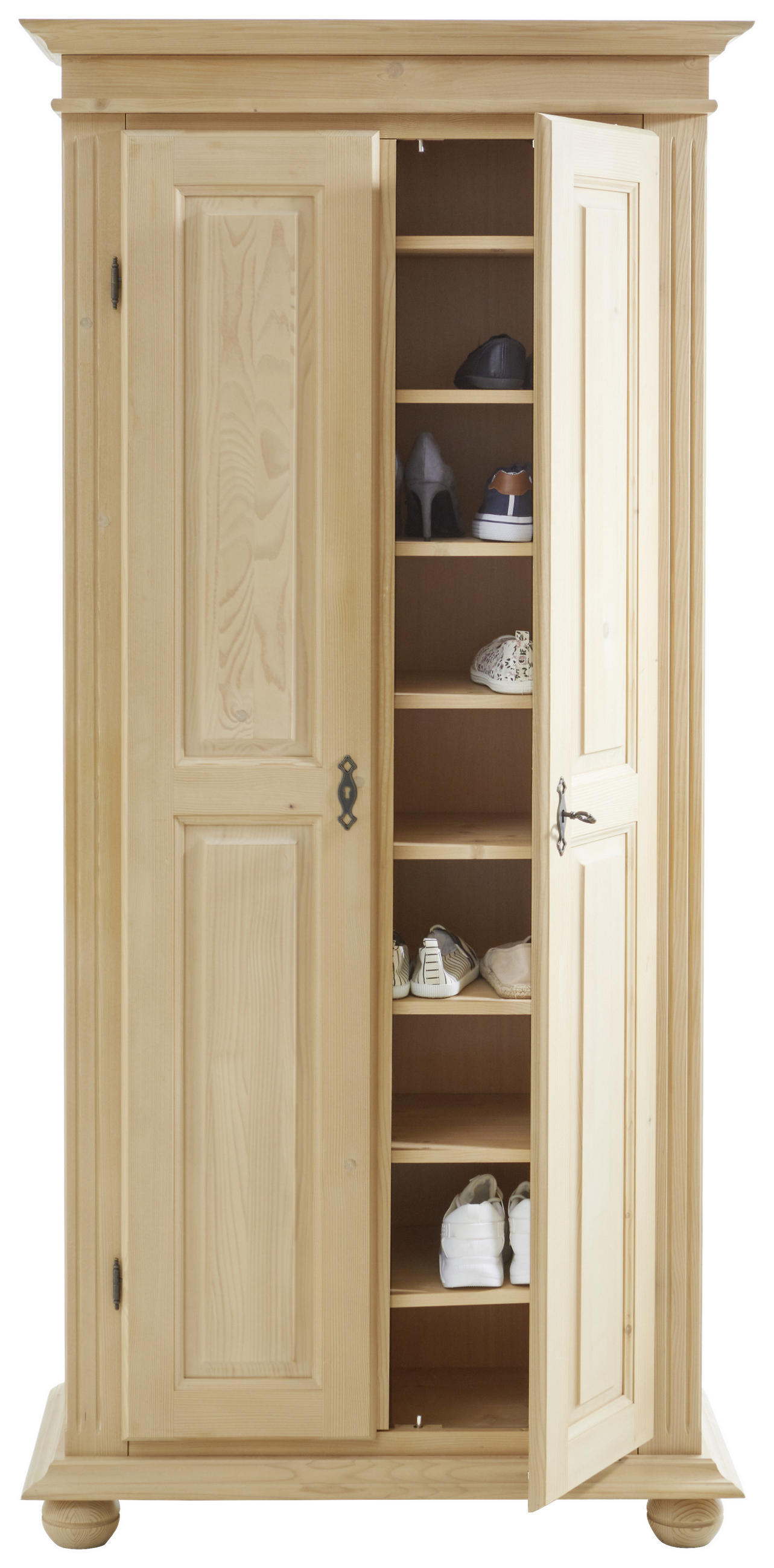 SCHUHSCHRANK Fichte massiv Fichtefarben - Fichtefarben, LIFESTYLE, Holz (90/190/45cm) - Landscape