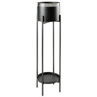 PFLANZENTOPF 28,5/110 cm  - Silberfarben, Trend, Metall (28,5/110cm) - Ambia Home