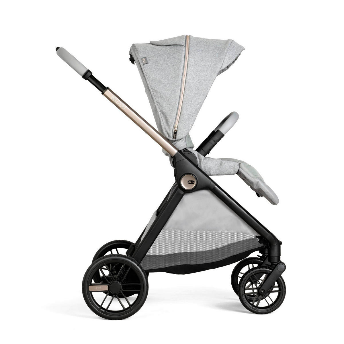 KINDERWAGEN  Bellagio  Lunar Rock  - Grau, Basics, Metall (55/82/97-106cm) - Chicco