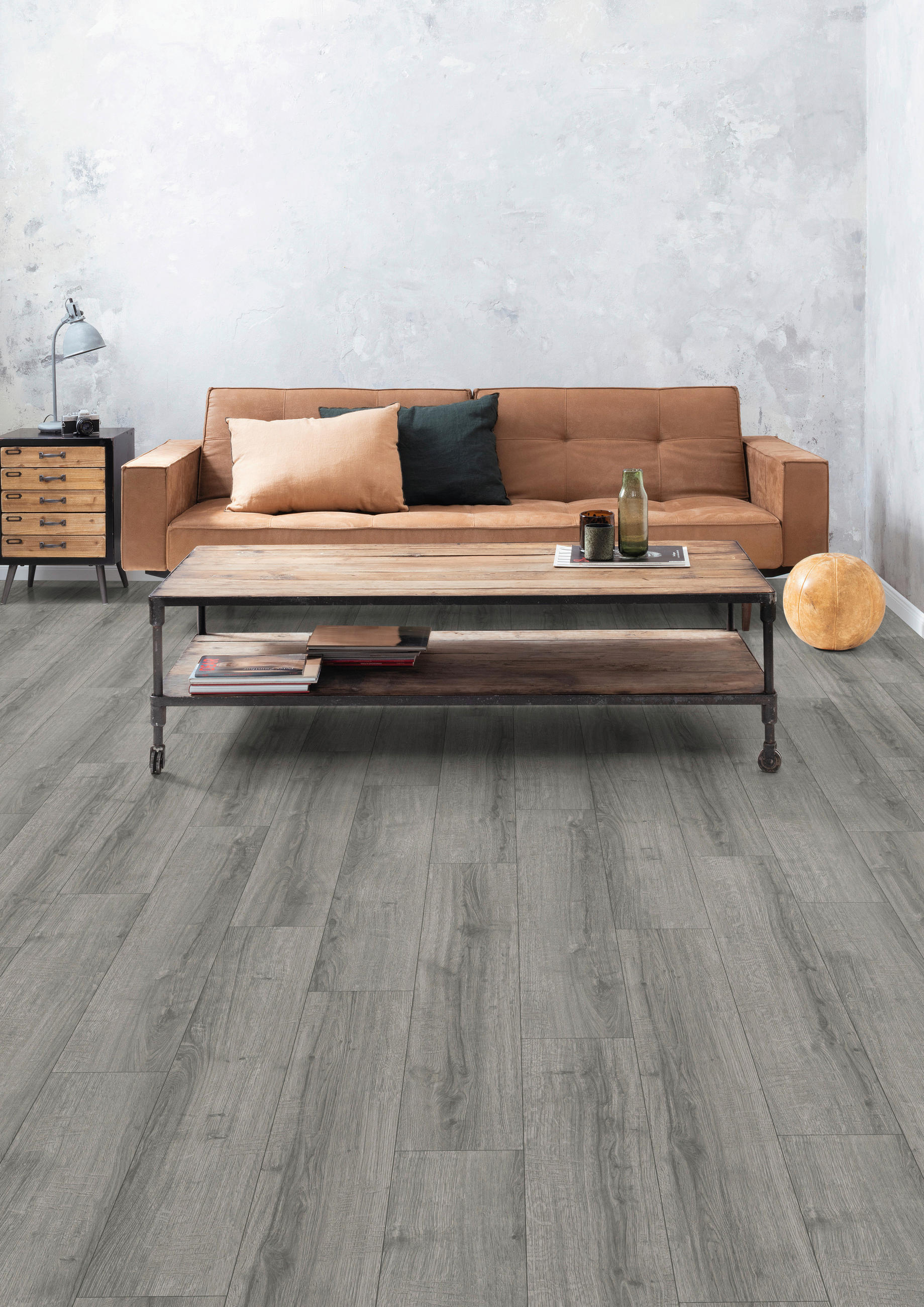 LAMINATBODEN Sherman Eiche EGGER Nature Sense Aqua  per  m² - Eichefarben/Hellgrau, KONVENTIONELL, Holzwerkstoff (129.2/19.3/0.8cm) - Egger Holzwerkstoffe